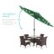 Best Choice Products 10ft Solar LED Lighted Patio Umbrella w/ Tilt Adjustment, UV-Resistant Fabric